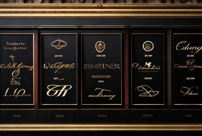 奢侈品牌排行榜标志图片，奢侈品牌排行榜标志图片及价格