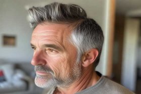 四五十岁男人发型图片，四五十岁男人发型图片大全