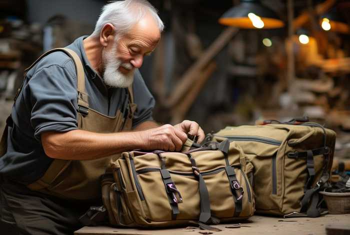 中老年双肩背包的制作（中老年双肩背包的制作过程）