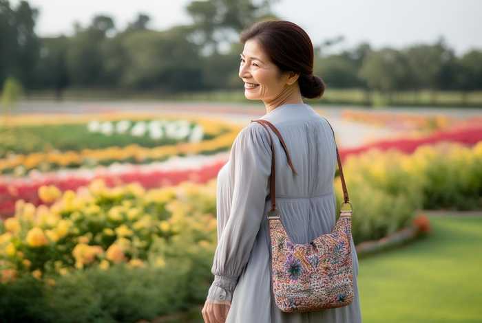 中老年妈妈斜挎小布包、中老年妈妈斜挎小布包好看吗