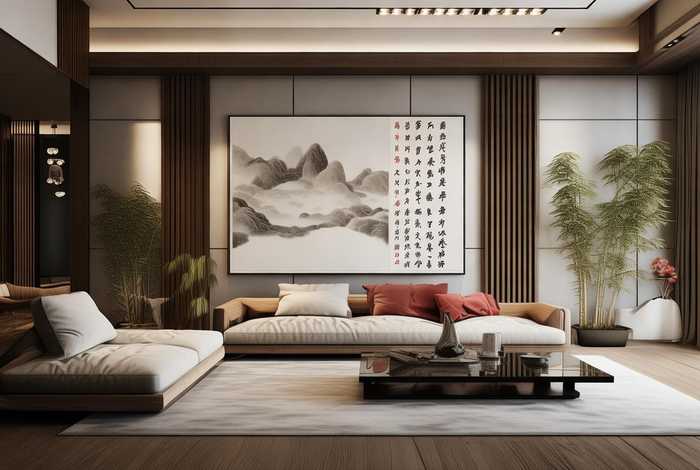 适合年轻人新中式极简轻奢风格图、适合年轻人的新中式装修风格