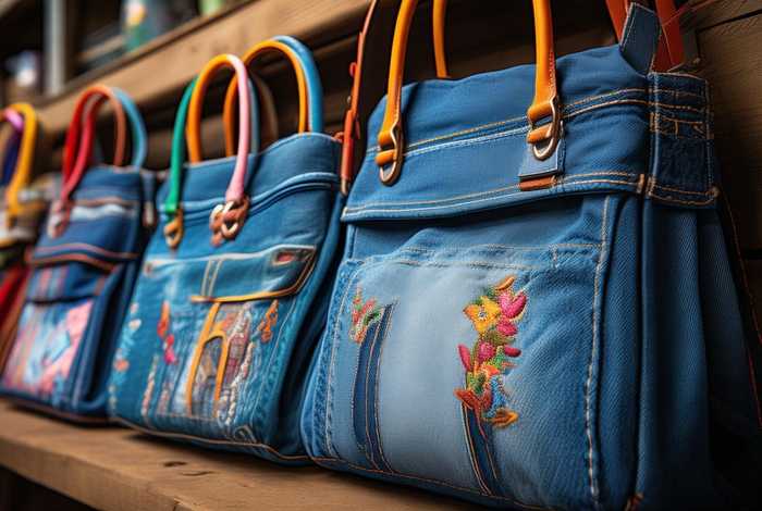 手工牛仔包包图片大全，手工牛仔包包图片大全大图