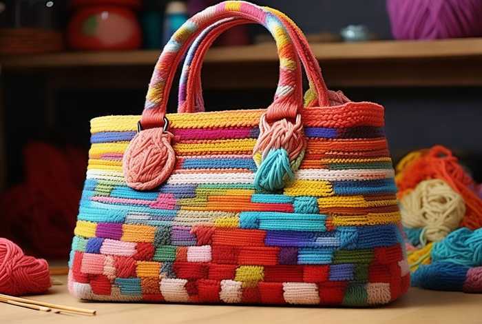 网红包包的编织教程；网红编织包编织教程