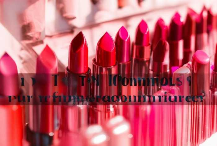 十大口红排行榜完整版 十大口红排行榜完整版图片