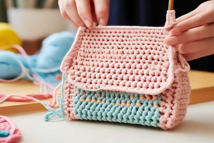 小挎包包包钩针钩法视频；小挎包包包钩针钩法视频教程