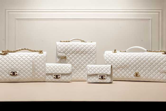 香奈儿白色菱格包所有款，香奈儿白色菱格包所有款式图片