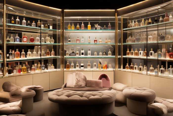 香水展台,香水展览会的展台布置 香水展台,香水展览会的展台布置