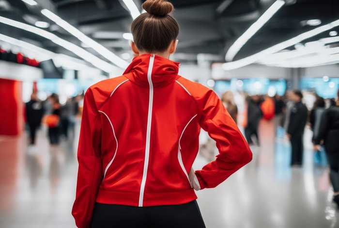 运动品牌商场,运动品牌商场模特红色衣服怎么穿搭 运动品牌商场,运动品牌商场模特红色衣服怎么穿搭