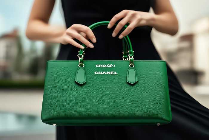 香奈儿最新款包包绿色菜篮子包；香奈儿一款绿色的新款包