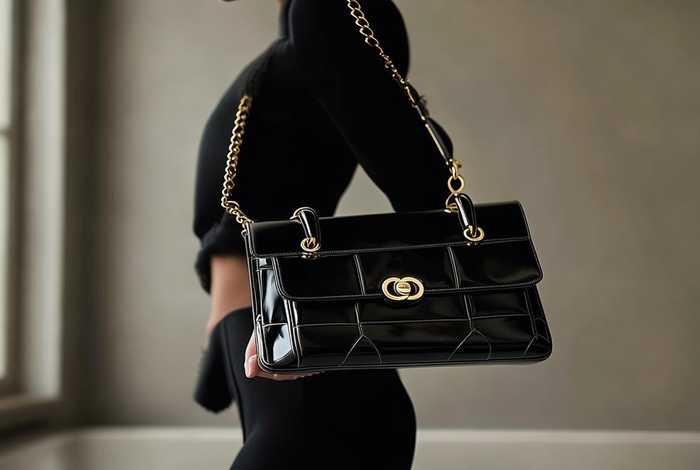 香奈儿19包上身图，香奈儿19包上身图大号