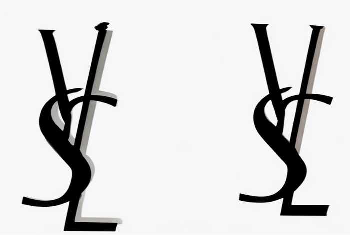 圣罗兰标志logo真假对比（圣罗兰标志logo真假对比图）