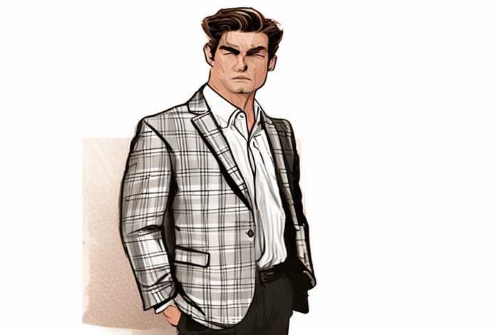 衣服男装图片；衣服图片男装手绘