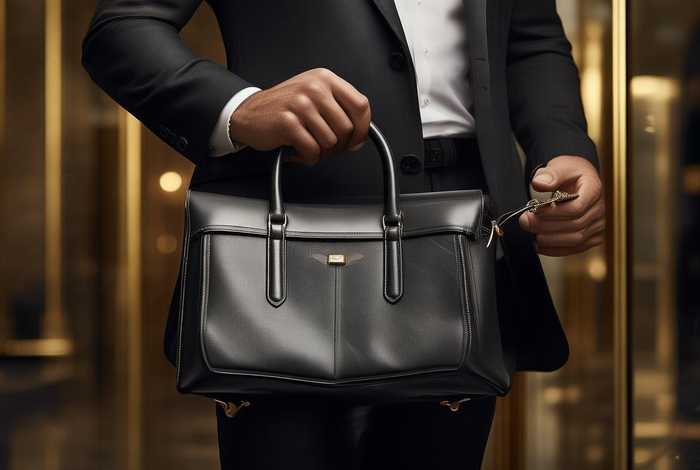 奢侈品手拿真皮包男士；奢侈品手拿真皮包男士可以用吗