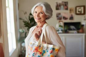 中老年女士斜挎包价格及图片帆布，中老年女式斜挎包价格及图片