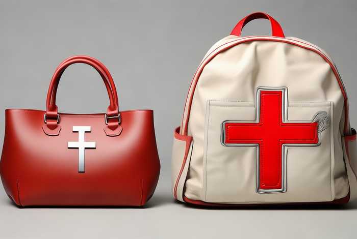 一个包的牌子像十字;一个包的牌子像十字标志 一个包的牌子像十字;一个包的牌子像十字标志