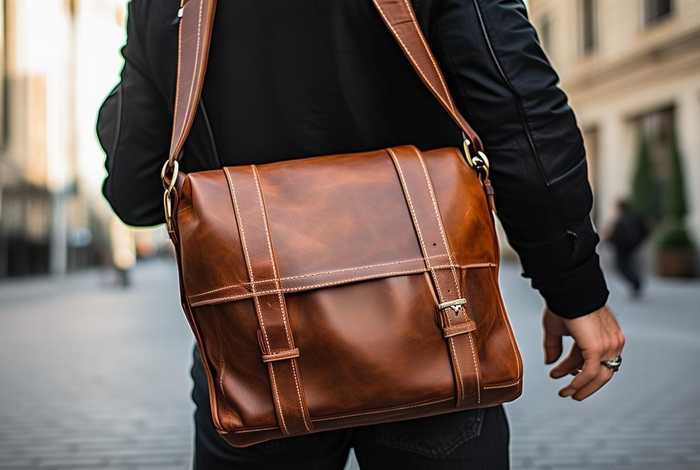 真皮单肩包斜挎包男大容量（真皮男士单肩包斜挎包）