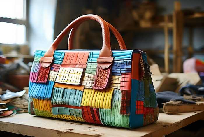 用废弃材料制作环保包包的图片 - 用废弃材料制作环保包包的图片视频