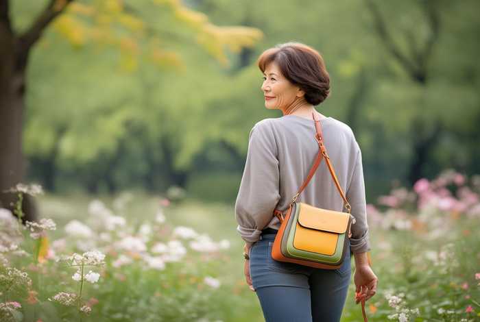 中年女士斜挎包小挎包，中老年女士小斜挎包