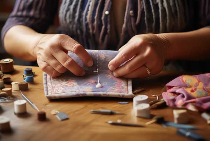 中年女士手提小布包制作过程（中年女士手提小布包制作过程视频）