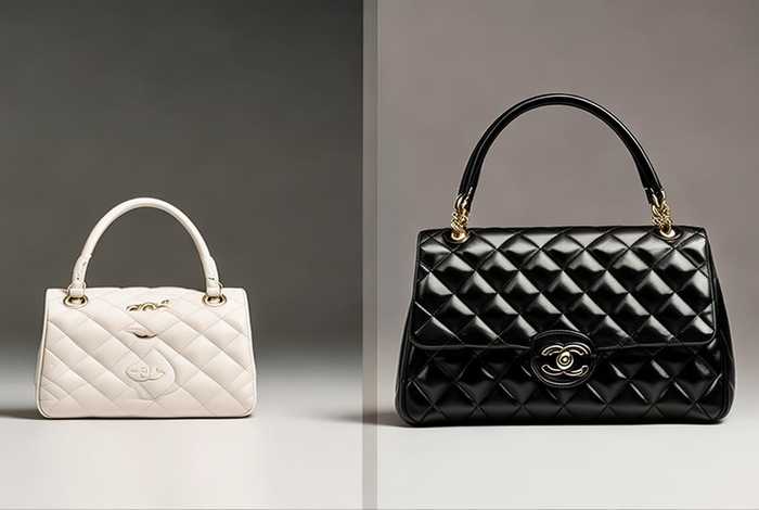 香奈儿19小号和中号对比，香奈儿19中号和小号上身图