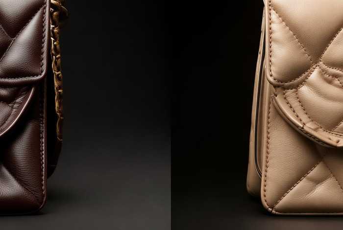 香奈儿小羊皮真假对比，香奈儿小羊皮真假对比图