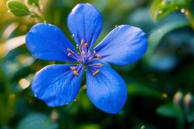 四个花瓣的蓝色花朵叫什么 四个花瓣的蓝色花朵叫什么名字