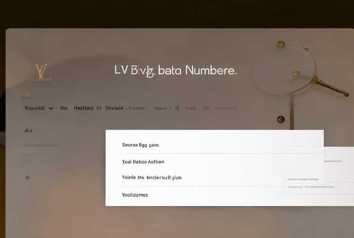 怎么在官网查询lv包包编号 怎么在官网查询lv包包编号信息
