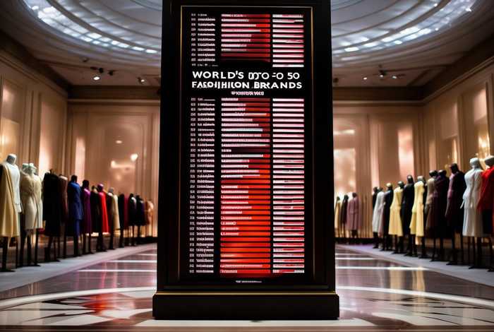 世界服装品牌50强排名,世界服装品牌50强排名榜 世界服装品牌50强排名,世界服装品牌50强排名榜