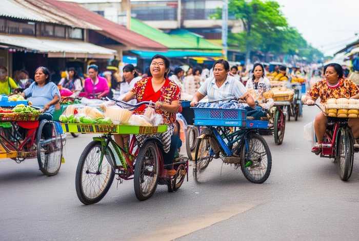 适合女人9个小生意；适合女人9个小生意骑着三轮车卖