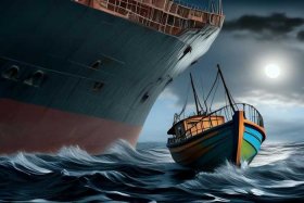 为什么是小ck，为什么是小船撞大船