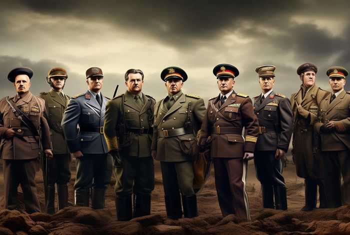 世界十大名将排名榜单；世界十大名将排名榜单二战