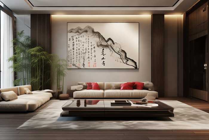 适合年轻人新中式极简轻奢风格图、适合年轻人的新中式装修风格