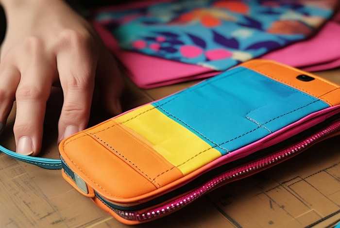 手机包迷你斜挎包自制教程；自制手机包包迷你挎包