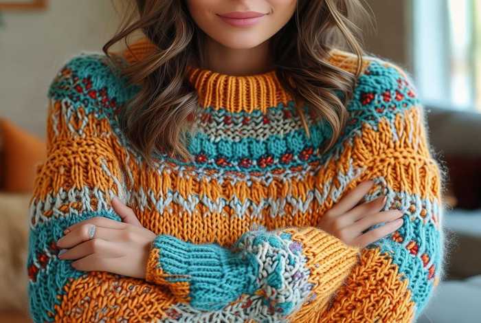 最新女士毛衣编织款式花样 - 最新女士毛衣编织款式花样图片