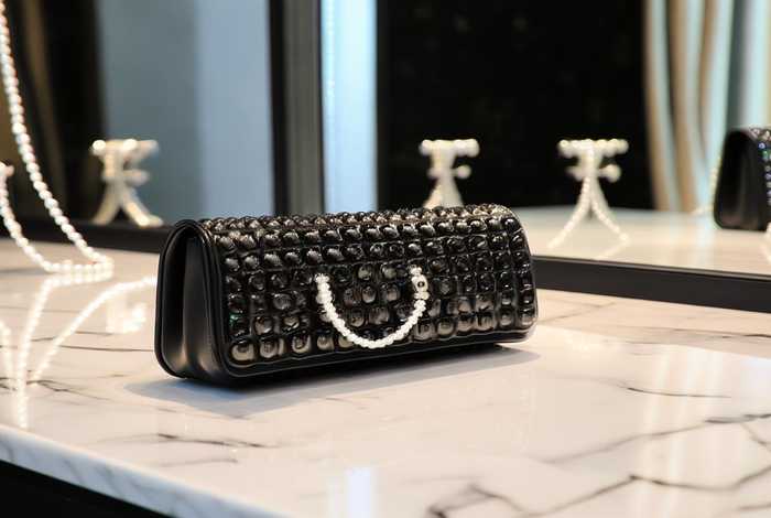 香奈儿官方旗舰店官网珍珠垃圾袋小号包 香奈儿珍珠项链官网旗舰店