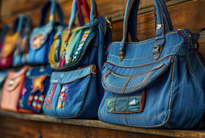 手工牛仔包包图片大全，手工牛仔包包图片大全大图