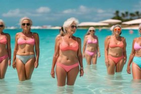 中老年女式泳衣；中老年女式泳衣品牌