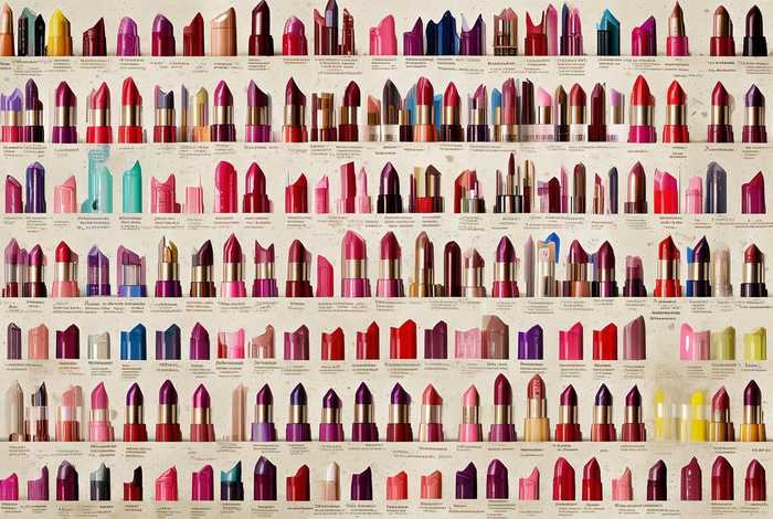 所有口红色号表大全 所有口红色号表大全图片