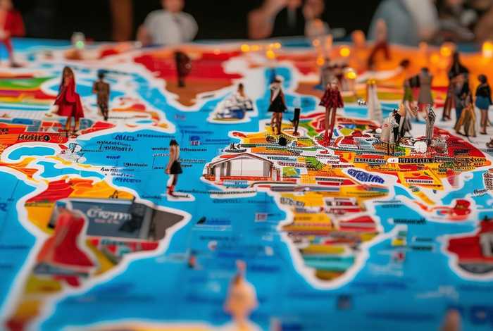 时尚舞台品牌分布；时尚舞台品牌分布图