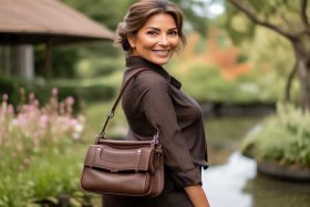 中老年女士真皮斜挎小包 - 中老年女士真皮斜挎小包图片大全