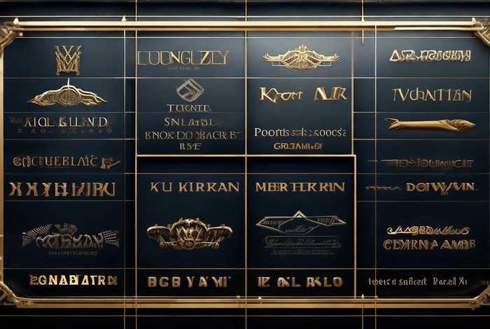 奢侈品十大顶级品牌图标；奢侈品十大顶级品牌图标图片