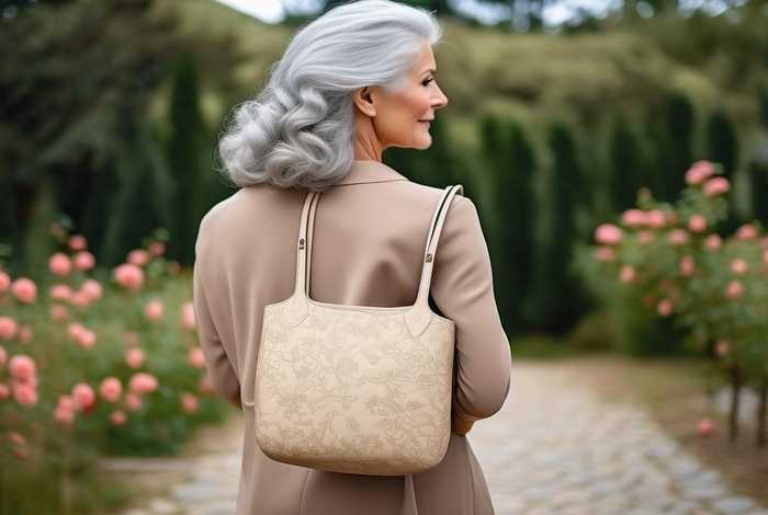 中老年女士单肩包（中老年女士单肩包图片）