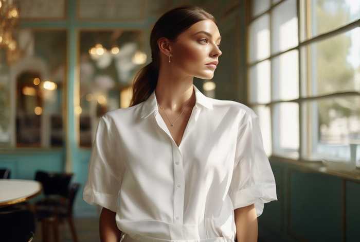 香奈儿新款白衬衣（香奈儿白色衬衣）