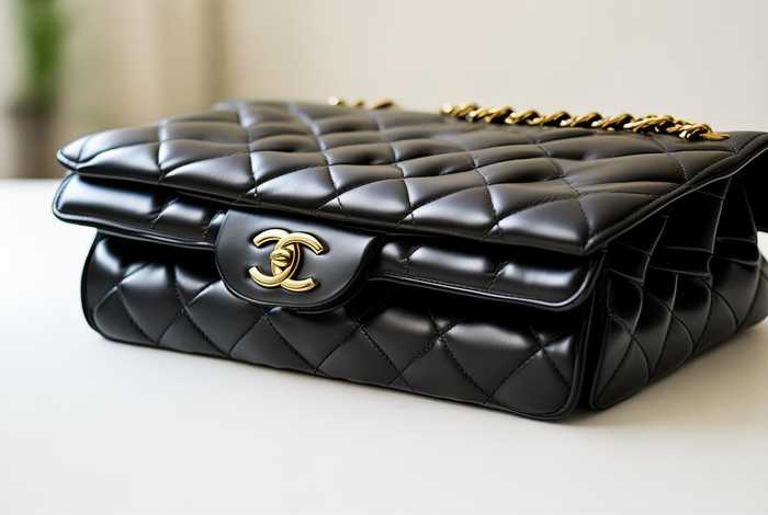 香奈儿黑色包包经典款，香奈儿黑色包包经典款正品二手