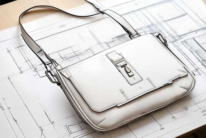 斜挎包单肩包裁剪制图 单肩斜挎包裁剪图纸