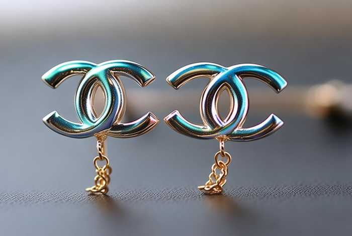 香奈儿标志小香风耳钉法式（香奈儿标志耳钉图片）