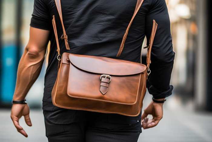 真皮单肩包斜挎包男大容量（真皮男士单肩包斜挎包）