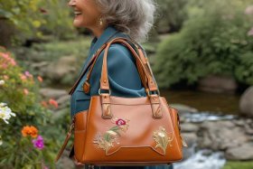 中老年斜挎女式包 - 中老年斜挎女式包图片