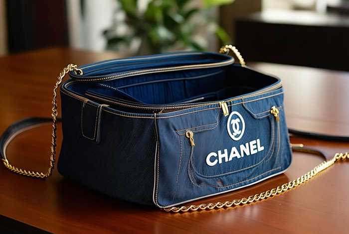 香奈儿牛仔化妆包大号，香奈儿牛仔化妆包大号多大