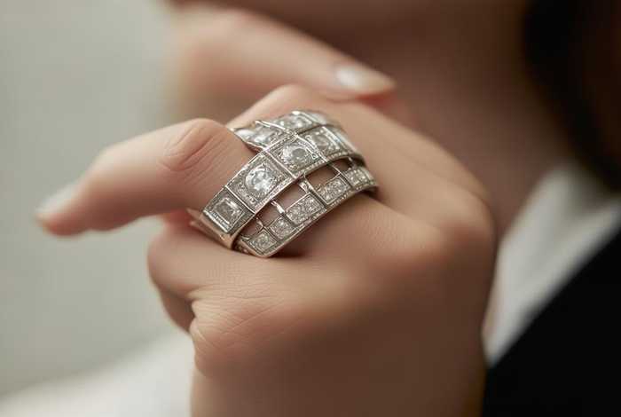 香奈儿菱格纹戒指什么时候出的；香奈儿菱格纹戒指什么材质